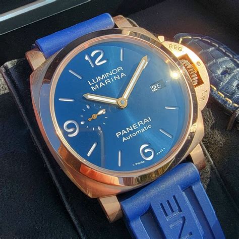 panerai luminor marina rose gold|Panerai Luminor marina 44mm.